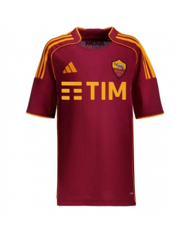 AS Roma Maglia Gara Casa Repliche 2025-26 Donna Maniche Corte